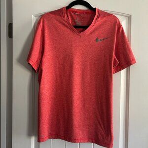 Men's Nike Pro-Ultimate Training Dri-Fit Activewear V-Neck Shirt Large